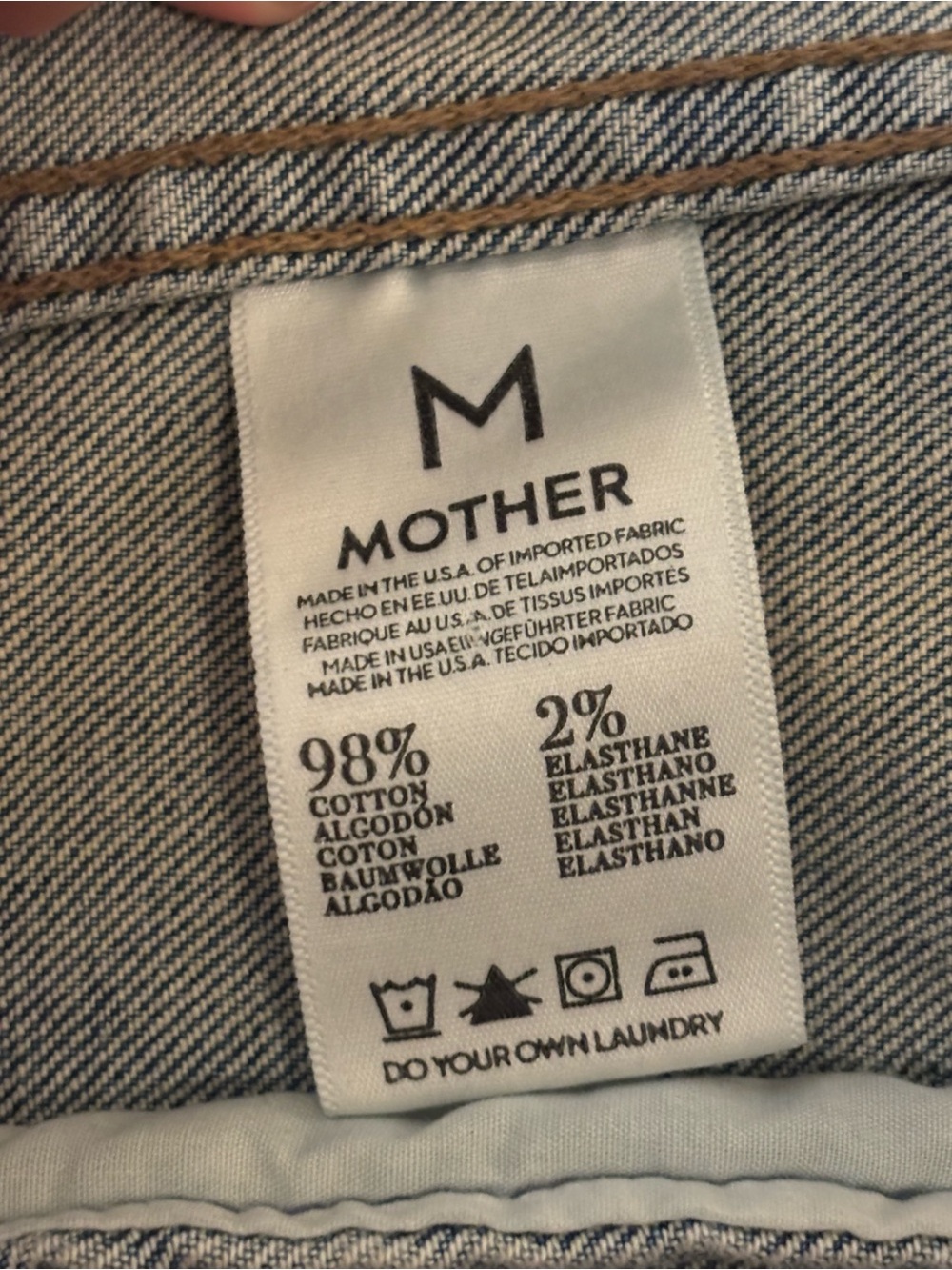 MOTHER Denim Embroidered Mother F*cker Patch Denim Jacket - Picture 6 of 8